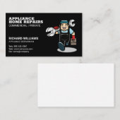 Carte De Visite Réparateur de matériel avec boîte à outils (Devant / Derrière)