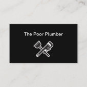 Carte De Visite Réparateur simple de plomberie (Devant)