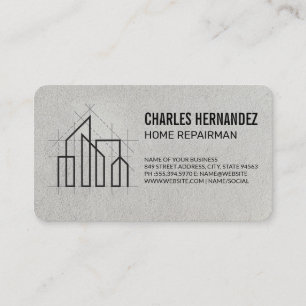 Carte De Visite Réparateurs à domicile Plans Immobilier
