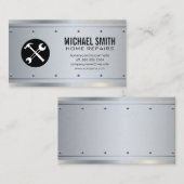 Carte De Visite Réparation à domicile | Gestionnaire de propriétés (Devant / Derrière)