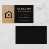 Carte De Visite Réparation à domicile | Handyman | Construction (Devant / Derrière)