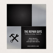 Carte De Visite Réparation à domicile | Handyman | Construction (Extérieur déplié)