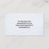 Carte De Visite Réparation à domicile | Logo Immobilier de maison  (Dos)