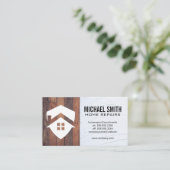 Carte De Visite Réparation à domicile | Menuiserie résidentielle (Debout devant)