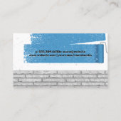 Carte De Visite Réparation à domicile | Outils | Peinture | Mur de (Dos)