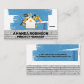 Carte De Visite Réparation à domicile | Outils | Peinture | Mur de (Devant / Derrière)