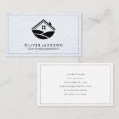 Carte De Visite Réparation à domicile | Réalisateur | Agent immobi (Devant / Derrière)