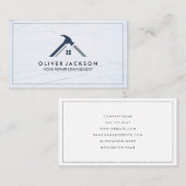 Carte De Visite Réparation à domicile | Réalisateur | Agent immobi (Devant / Derrière)