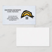 Carte De Visite Réparation à domicile | Rénovations de Hardhat de  (Devant / Derrière)