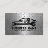 Carte De Visite Réparation automatique Automobile Métal mécanique  (Devant)