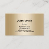 Carte De Visite Réparation automatique Automobile Moderne Black Go (Dos)