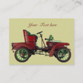 Carte De Visite RÉPARATION AUTOMATIQUE - AUTOMOBILE, vert rouge (Dos)