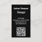 Carte De Visite Réparation automatique de la pression de détail du (Dos)