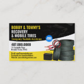 Carte De Visite Réparation automatique de la récupération d'urgenc (Devant)