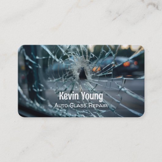 Carte De Visite Réparation automatique de verre (Devant)
