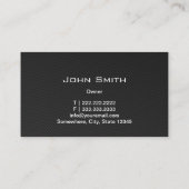 Carte De Visite Réparation automatique d'ensemble professionnel de (Dos)