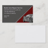 Carte De Visite Réparation automatique des voitures exotiques (Devant / Derrière)
