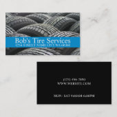 Carte De Visite Réparation automatique du service de pneus (Devant / Derrière)