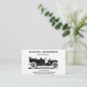 Carte De Visite Réparation automatique et concessionnaire (Debout devant)