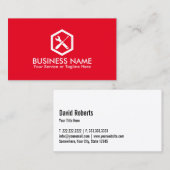 Carte De Visite Réparation automatique Handyman Maintenance Servic (Devant / Derrière)