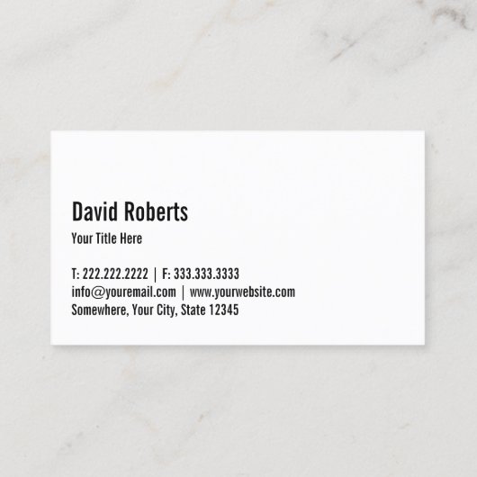 Carte De Visite Réparation automatique Handyman Maintenance Servic (Dos)