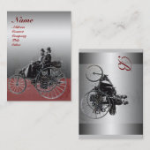 CARTE DE VISITE RÉPARATION AUTOMATIQUE - MONOGRAMME AUTOMOBILE, CH (Devant / Derrière)