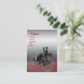 CARTE DE VISITE RÉPARATION AUTOMATIQUE - MONOGRAMME AUTOMOBILE, CH (Debout devant)