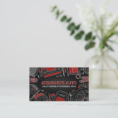 Carte De Visite Réparation automobile - Mécanique (Debout devant)