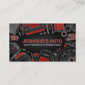 Carte De Visite Réparation automobile - Mécanique (Devant)