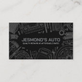 Carte De Visite Réparation automobile - Mécanique (Devant)
