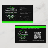 Carte De Visite Réparation automobile professionnelle, mécanique a (Devant / Derrière)