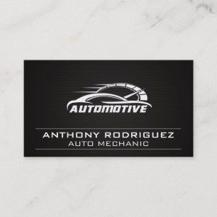 Carte De Visite Réparation automobile Tech Service de voiture