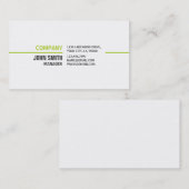 Carte De Visite Réparation blanche élégante simple professionnelle (Devant / Derrière)