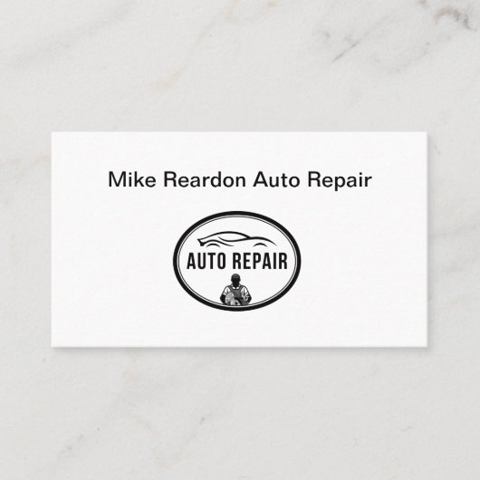 Carte De Visite Réparation cool Deux Côtes (Devant)