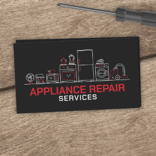 Carte De Visite Réparation d'appareils - Professionnel moderne