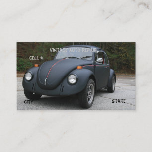 Carte De Visite Réparation d'auto ancienne