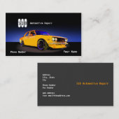 Carte De Visite Réparation d'automobiles (Devant / Derrière)