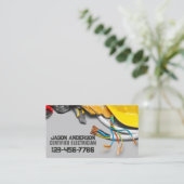 Carte De Visite Réparation de la construction Outils de l'entrepre (Debout devant)