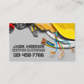 Carte De Visite Réparation de la construction Outils de l'entrepre (Devant)