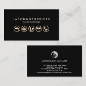 Carte De Visite Réparation de la maison de plomberie (Devant / Derrière)