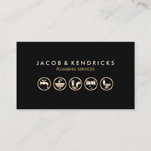 Carte De Visite Réparation de la maison de plomberie (Devant)