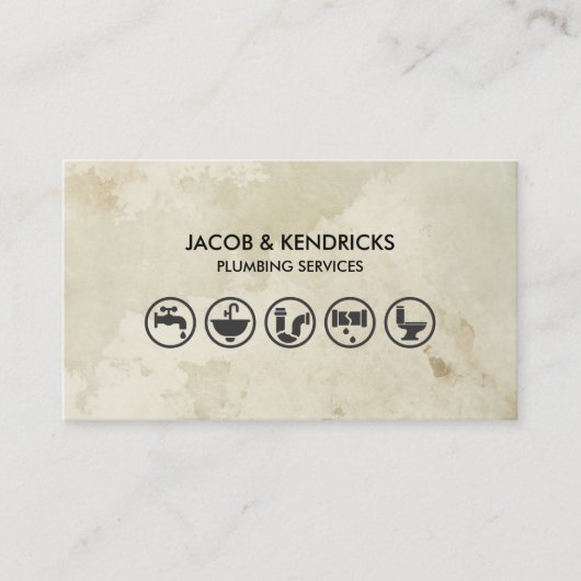 Carte De Visite Réparation de la maison de plomberie (Devant)