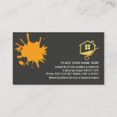 Carte De Visite Réparation de la maison de signalisation pour homm (Dos)