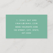 Carte De Visite Réparation de l'ancien service de réparation autom (Dos)