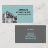 Carte De Visite Réparation de l'installation des ventes des applia (Devant / Derrière)