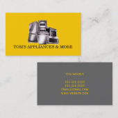 Carte De Visite Réparation de l'installation des ventes des applia (Devant / Derrière)