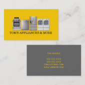 Carte De Visite Réparation de l'installation des ventes des applia (Devant / Derrière)