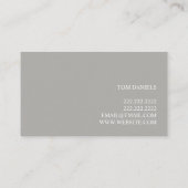 Carte De Visite Réparation de l'installation des ventes des applia (Dos)