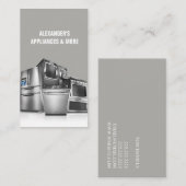 Carte De Visite Réparation de l'installation des ventes des applia (Devant / Derrière)