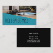 Carte De Visite Réparation de l'installation du bain à remous de p (Devant / Derrière)